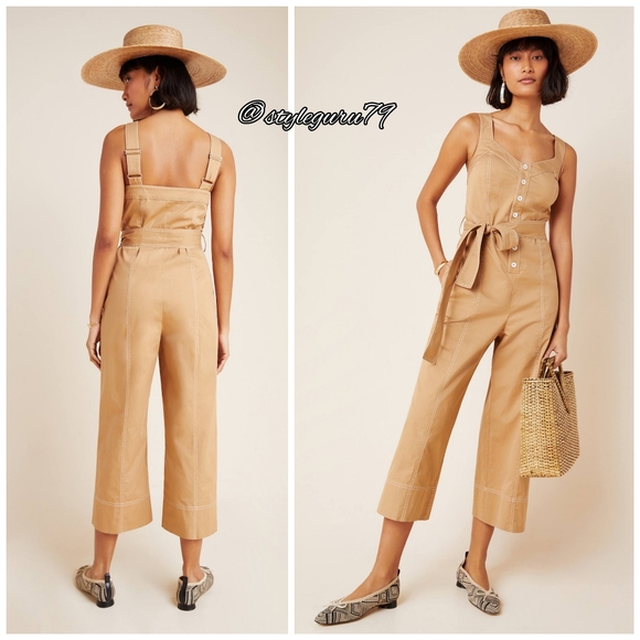 Anthropologie, Mischa Contrast-Stitched Jumpsuit - Picture 2 of 2